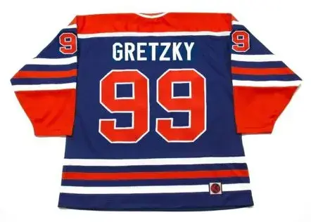 WAYNE GRETZKY Edmonton Oilers 1978 WHA Throwback Hockey Jersey