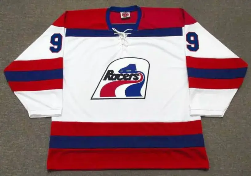 WAYNE GRETZKY Indianapolis Racers K1 1978 WHA Hockey Throwback Jersey