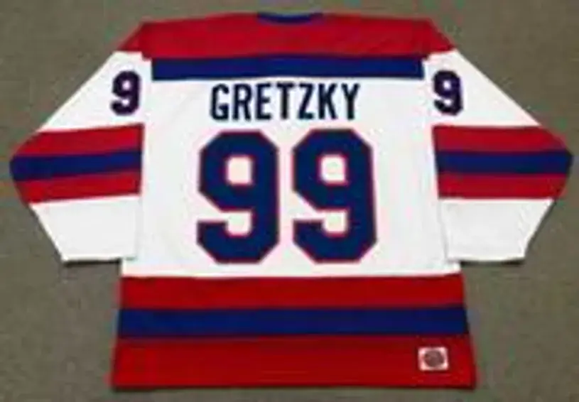 WAYNE GRETZKY Indianapolis Racers K1 1978 WHA Hockey Throwback Jersey 