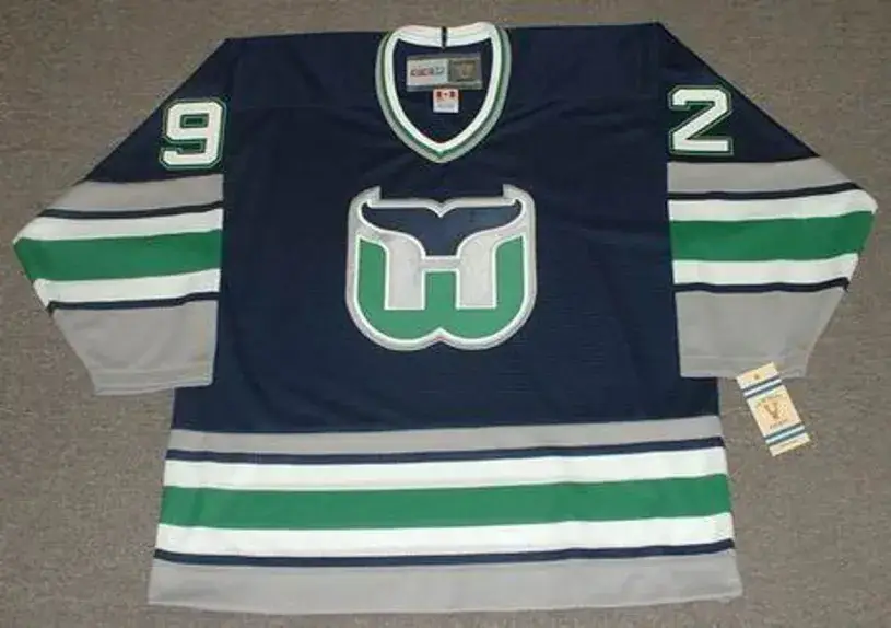 JEFF O’NEILL Hartford Whalers 1995 CCM Vintage Throwback NHL Jersey