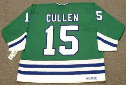 JOHN CULLEN Hartford Whalers 1991 Away CCM Throwback NHL Hockey Jersey 