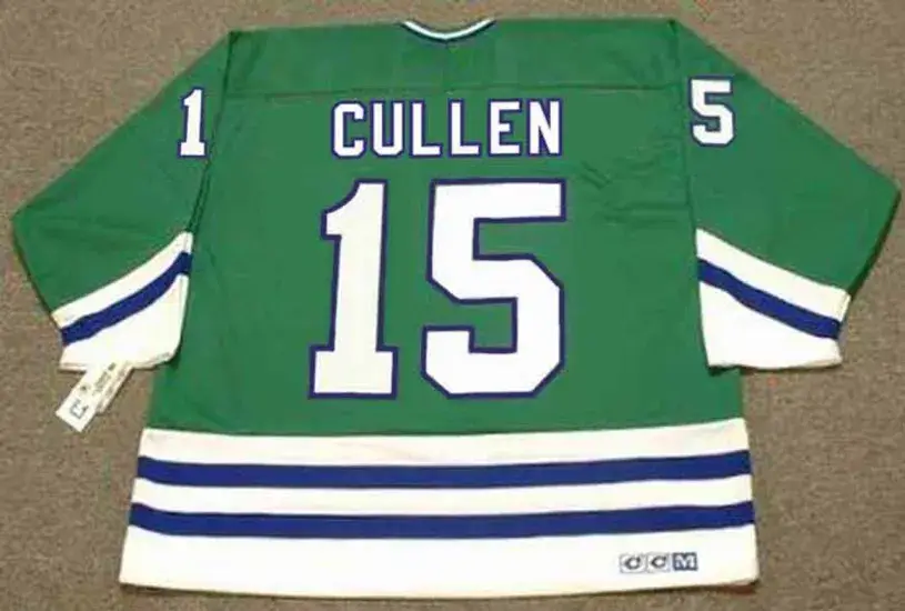JOHN CULLEN Hartford Whalers 1991 Away CCM Throwback NHL Hockey Jersey 
