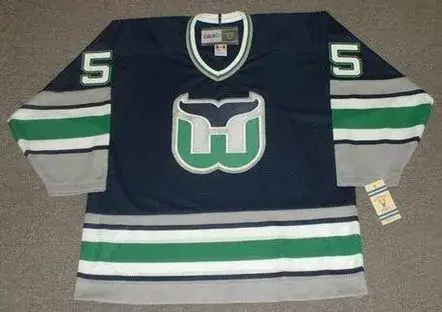 KEITH PRIMEAU Hartford Whalers 1996 Away CCM Vintage Throwback NHL Jersey