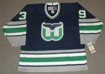 KELLY CHASE Hartford Whalers 1995 CCM Vintage Throwback NHL Jersey