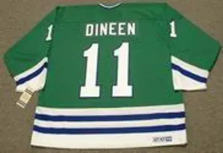 KEVIN DINEEN Hartford Whalers 1986 Away CCM NHL Vintage Throwback Jersey 
