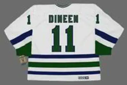KEVIN DINEEN Hartford Whalers 1986 Home CCM NHL Vintage Throwback Jersey 