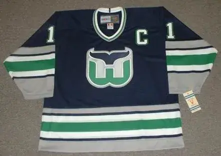KEVIN DINEEN Hartford Whalers 1996 Away CCM Vintage Throwback NHL Jersey