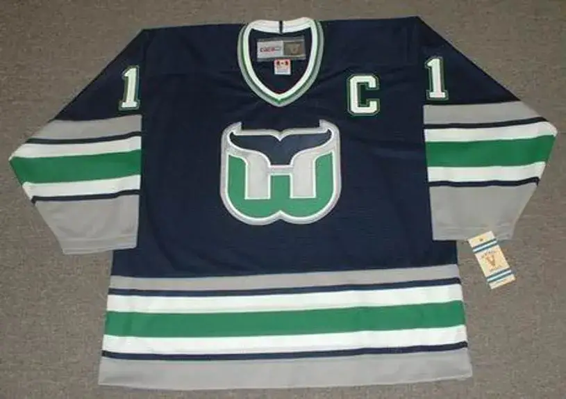 KEVIN DINEEN Hartford Whalers 1996 Away CCM Vintage Throwback NHL Jersey