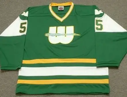 MARK HOWE New England Whalers 1978 WHA Throwback Hockey Jersey