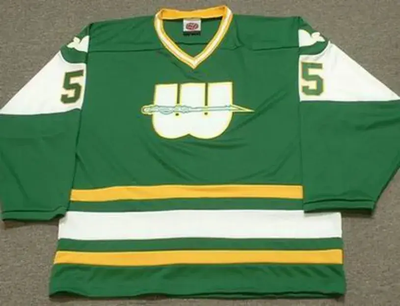 MARK HOWE New England Whalers 1978 WHA Throwback Hockey Jersey