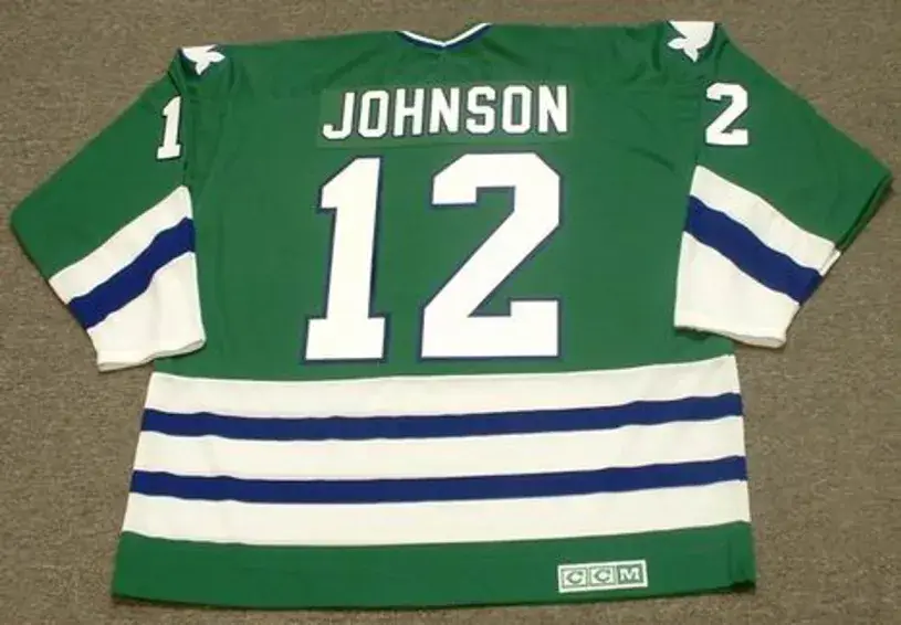 MARK JOHNSON Hartford Whalers 1983 CCM Vintage Throwback NHL Hockey Jersey 