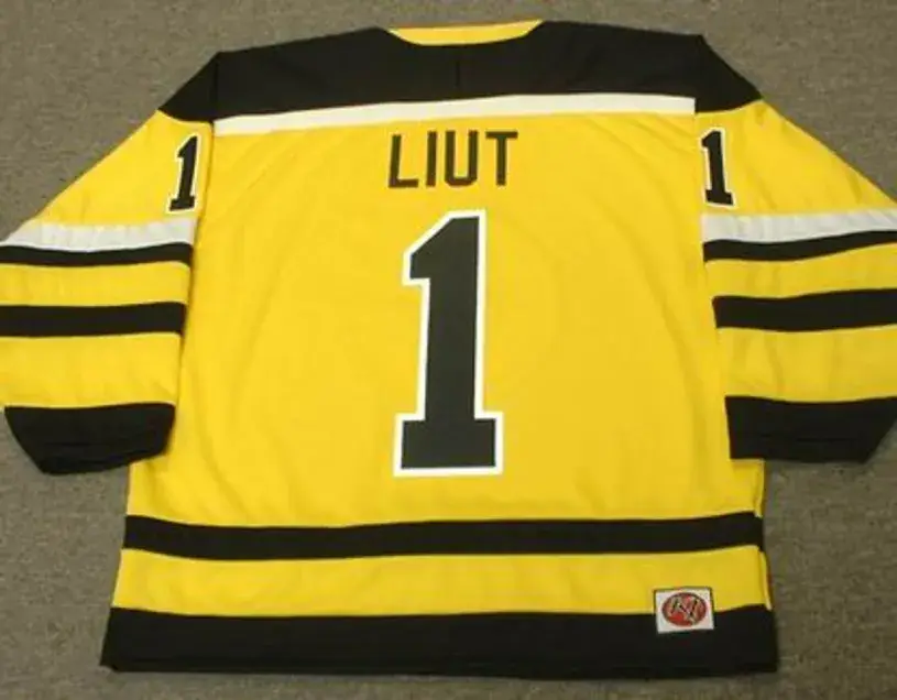 MIKE LIUT Cincinnati Stingers 1978 WHA Throwback Hockey Jersey 
