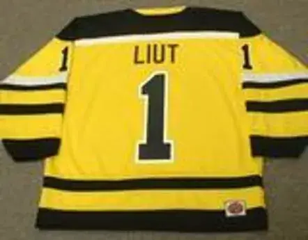 MIKE LIUT Cincinnati Stingers 1978 WHA Throwback Hockey Jersey 