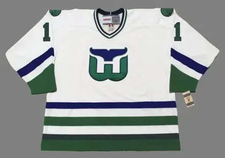 MIKE LIUT Hartford Whalers 1984 Home CCM NHL Vintage Throwback Jersey