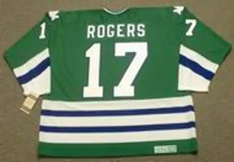 MIKE ROGERS Hartford Whalers 1979 CCM Vintage Throwback NHL Jersey 