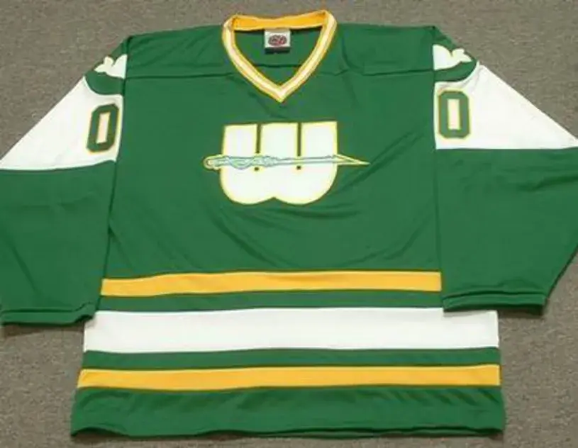 NEW ENGLAND WHALERS 1970’s WHA Throwback Jersey Customized “Any Name & Number(s)”