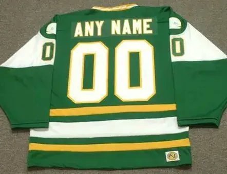 NEW ENGLAND WHALERS 1970’s WHA Throwback Jersey Customized “Any Name & Number(s)” 