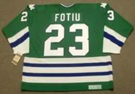 NICK FOTIU Hartford Whalers 1979 CCM Vintage Throwback NHL Jersey 
