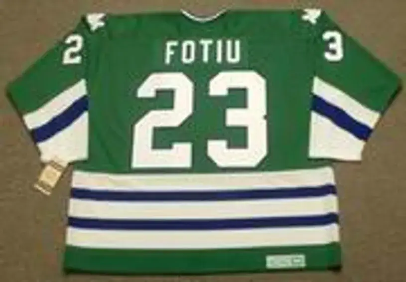 NICK FOTIU Hartford Whalers 1979 CCM Vintage Throwback NHL Jersey 