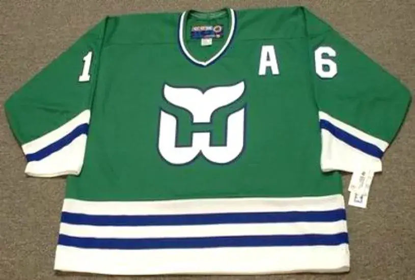 PAT VERBEEK Hartford Whalers 1989 CCM Throwback Away NHL Hockey Jersey