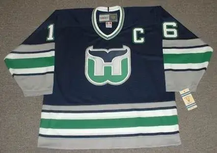 PAT VERBEEK Hartford Whalers 1993 Away CCM Vintage Throwback NHL Jersey