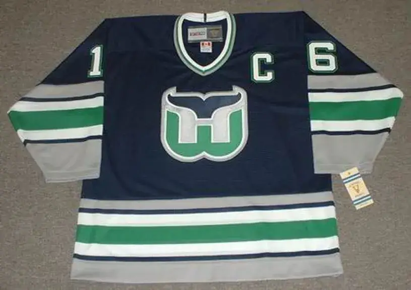 PAT VERBEEK Hartford Whalers 1993 Away CCM Vintage Throwback NHL Jersey