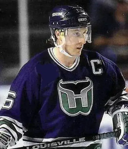 PAT VERBEEK Hartford Whalers 1993 Away CCM Vintage Throwback NHL Jersey 