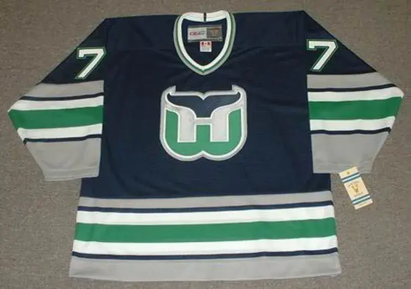 PAUL COFFEY Hartford Whalers 1996 Away CCM Vintage Throwback NHL Jersey