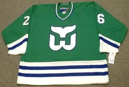 RAY FERRARO Hartford Whalers 1989 CCM Throwback Away NHL Hockey Jersey