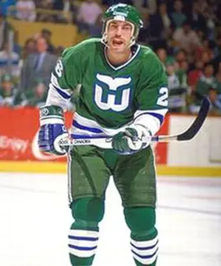 RAY FERRARO Hartford Whalers 1989 CCM Throwback Away NHL Hockey Jersey 