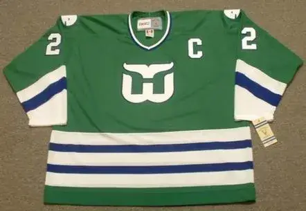 RICK LEY Hartford Whalers 1979 CCM Vintage Throwback NHL Jersey