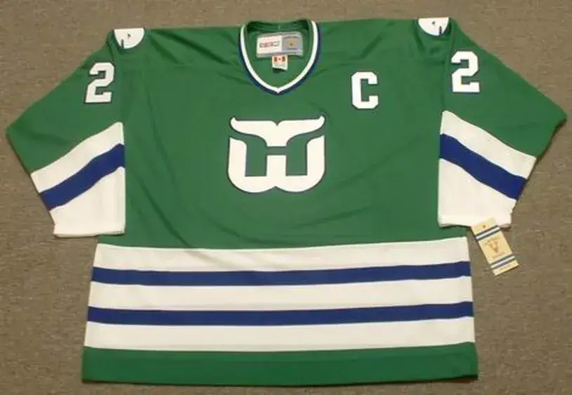 RICK LEY Hartford Whalers 1979 CCM Vintage Throwback NHL Jersey