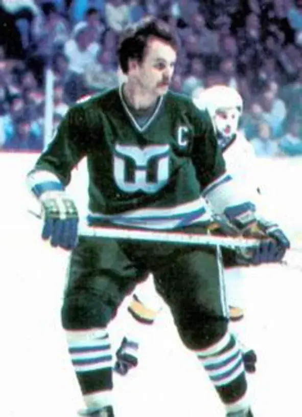 RICK LEY Hartford Whalers 1979 CCM Vintage Throwback NHL Jersey 