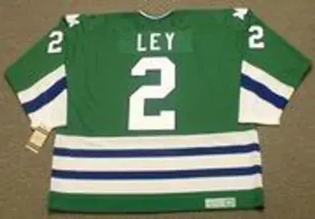 RICK LEY Hartford Whalers 1979 CCM Vintage Throwback NHL Jersey 