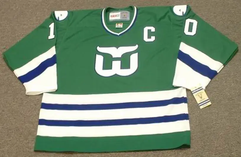 RON FRANCIS Hartford Whalers 1984 Away CCM NHL Vintage Throwback Jersey