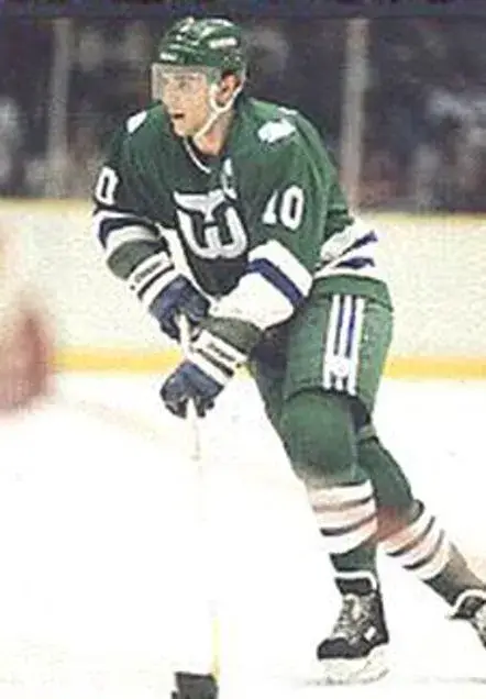 RON FRANCIS Hartford Whalers 1984 Away CCM NHL Vintage Throwback Jersey 