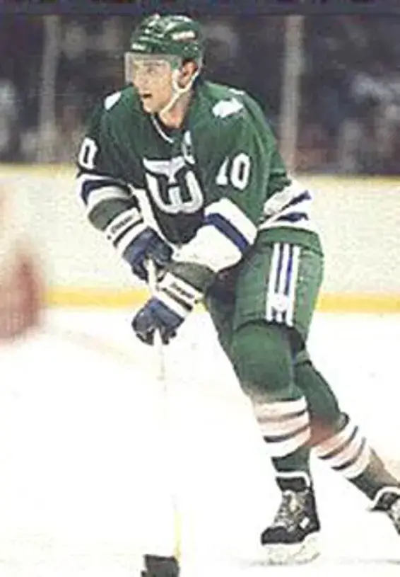 RON FRANCIS Hartford Whalers 1984 Away CCM NHL Vintage Throwback Jersey 