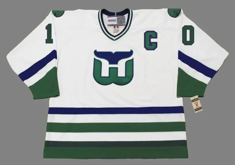 RON FRANCIS Hartford Whalers 1984 Home CCM NHL Vintage Throwback Jersey