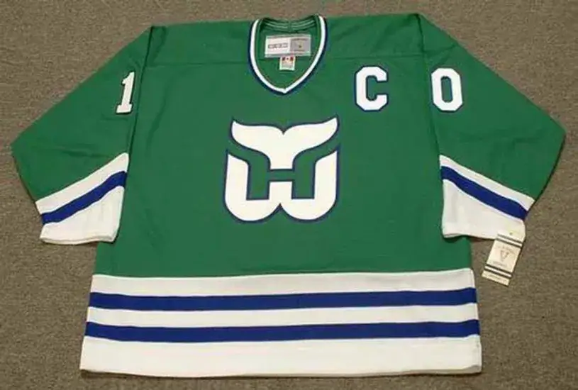 RON FRANCIS Hartford Whalers 1986 Away CCM NHL Vintage Throwback Jersey