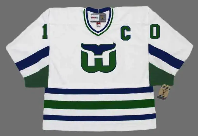 RON FRANCIS Hartford Whalers 1986 Home CCM NHL Vintage Throwback Jersey