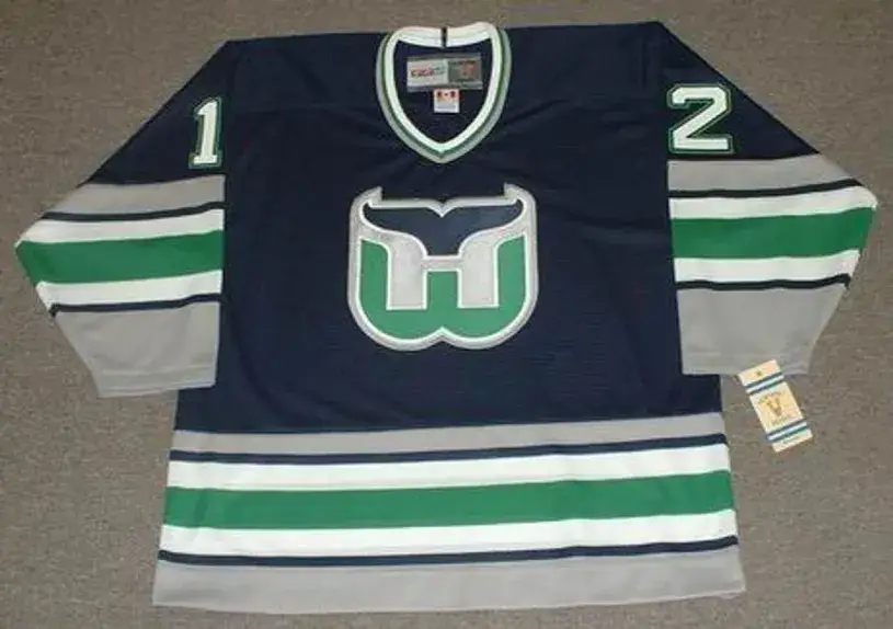 TIM KERR Hartford Whalers 1992 CCM Vintage Throwback NHL Jersey