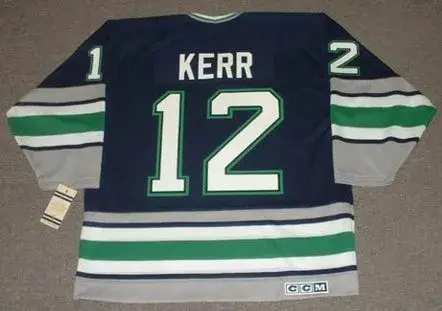 TIM KERR Hartford Whalers 1992 CCM Vintage Throwback NHL Jersey 