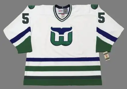 ULF SAMUELSSON Hartford Whalers 1984 Home CCM NHL Vintage Throwback Jersey