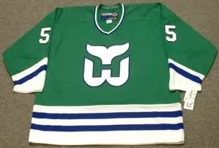ULF SAMUELSSON Hartford Whalers 1989 CCM Throwback Away NHL Hockey Jersey