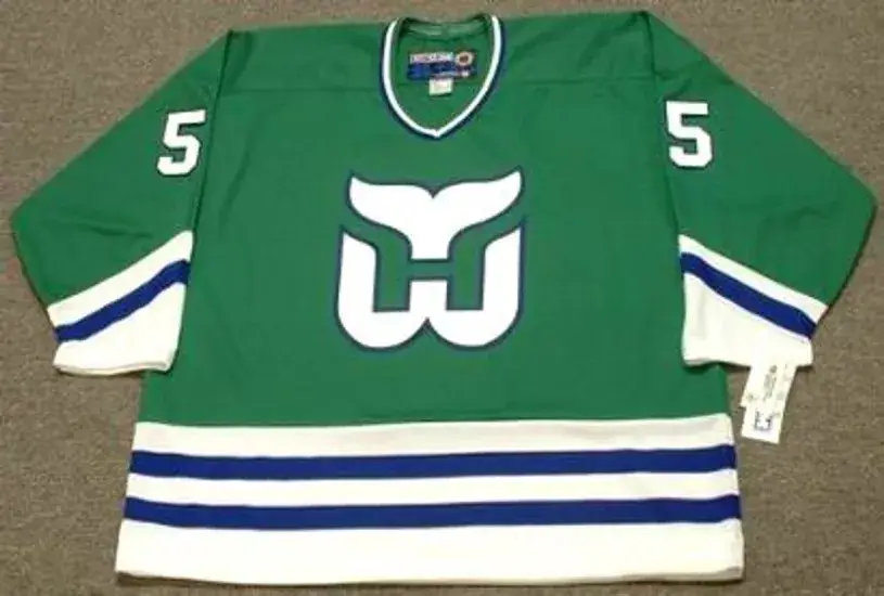 ULF SAMUELSSON Hartford Whalers 1989 CCM Throwback Away NHL Hockey Jersey