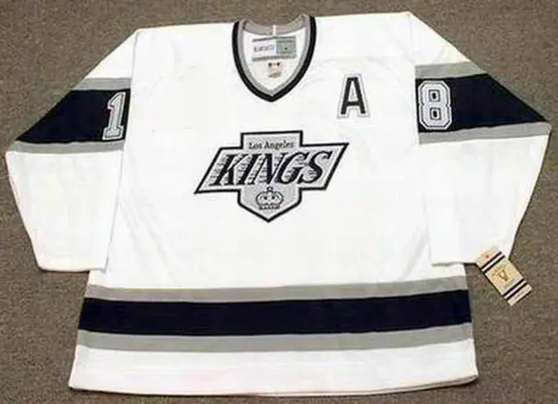 DAVE TAYLOR Los Angeles Kings 1993 Home CCM Throwback NHL Hockey Jersey
