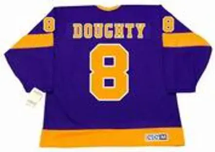 DREW DOUGHTY Los Angeles Kings 1970’s CCM Vintage Throwback NHL Hockey Jersey 