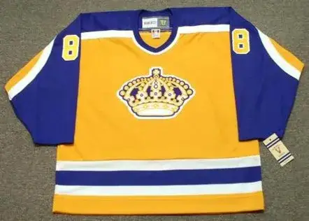 DREW DOUGHTY Los Angeles Kings 1980’s CCM Vintage Throwback NHL Hockey Jersey