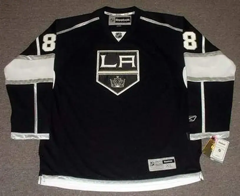 DREW DOUGHTY Los Angeles Kings 2014 REEBOK Throwback NHL Hockey Jersey