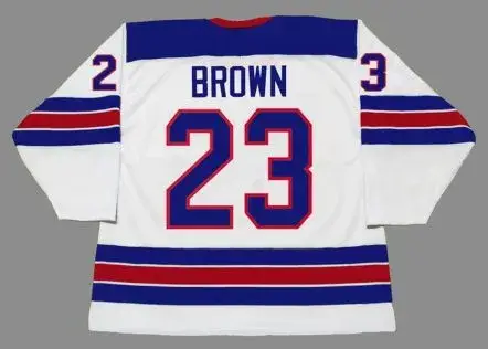 DUSTIN BROWN 2014 USA Nike Olympic Throwback Hockey Jersey 